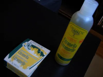 Shampoing et savon à la citronnelle
